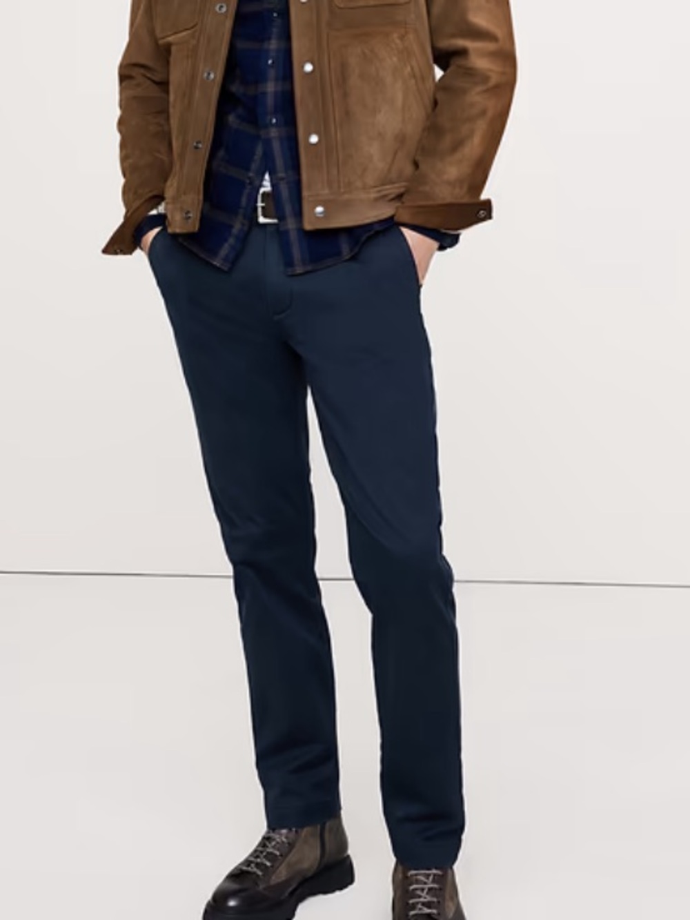 Banana Republic Navy Emerson Chino Vintage straight Fit 31x33